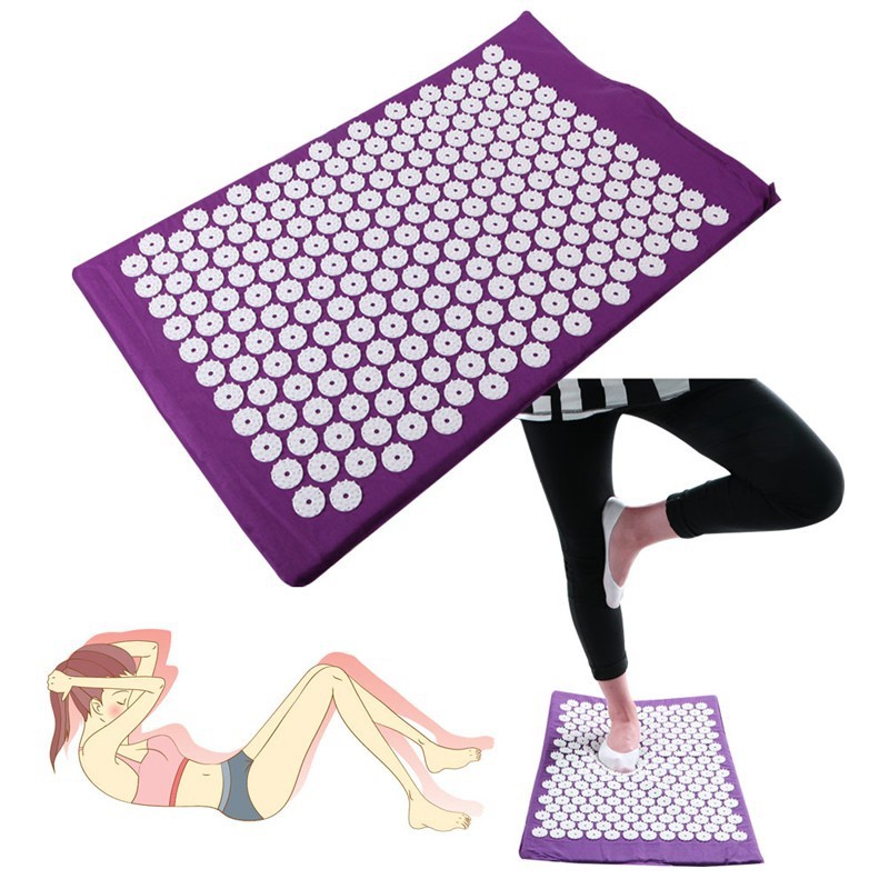 Eco-Relax Acupressure Yoga Set with Sustainable Massage Cushion & Pillow