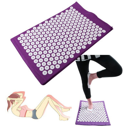 Eco-Relax Acupressure Yoga Set with Sustainable Massage Cushion & Pillow
