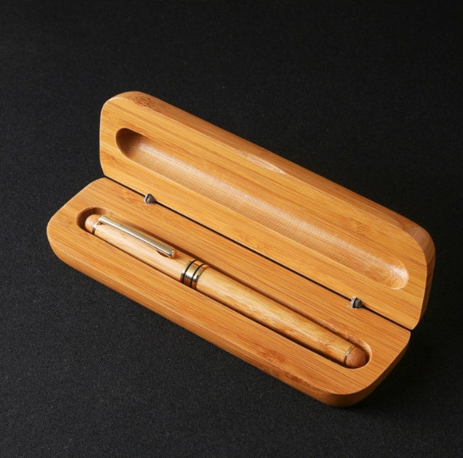 Eco-Friendly Bamboo Pen with Case