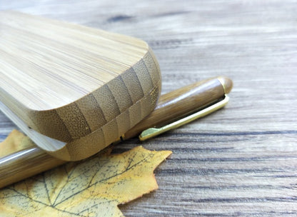 Eco-Friendly Bamboo Pen with Case