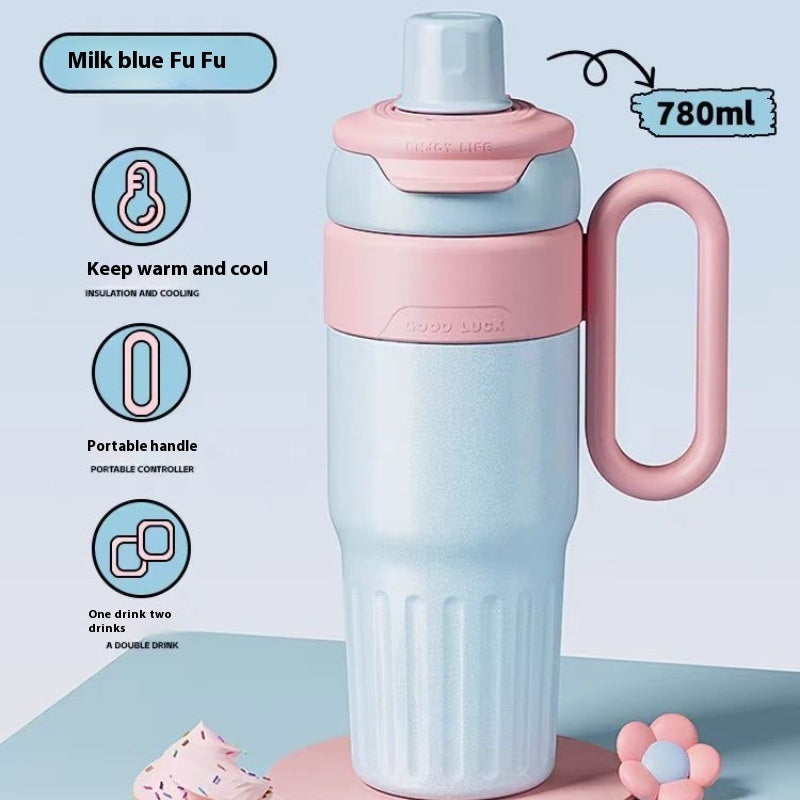 Eco-Friendly Stainless Steel Thermal Cup with Lid