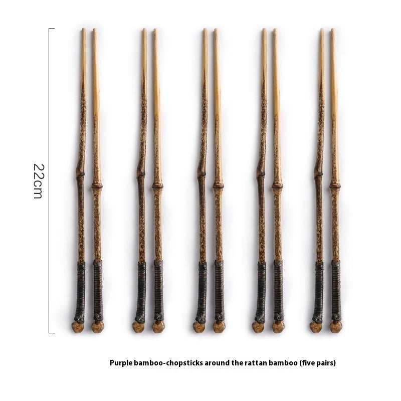 Eco-Friendly Natural Wood Incense Holder & Sticks