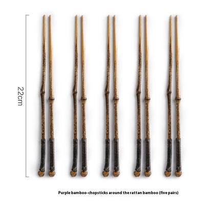 Eco-Friendly Natural Wood Incense Holder & Sticks