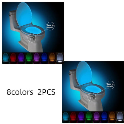 LED Toilet Night Light - Energy-Efficient Bathroom Accessory