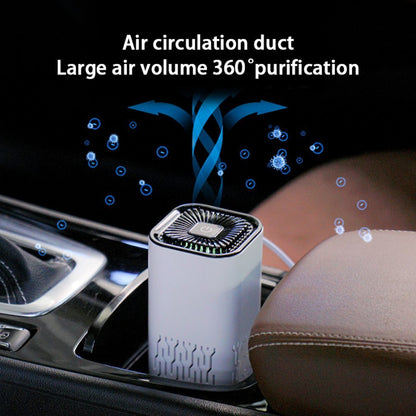 Compact Car Air Purifier - Enhance Air Quality On-the-Go