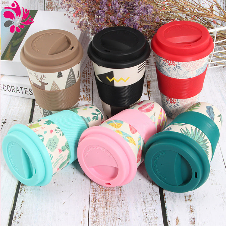Eco-Friendly Reusable Bamboo Cup 400ml