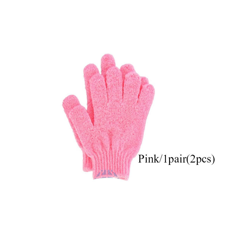 Eco-Friendly Candy Color Mud Exfoliating Bath Gloves