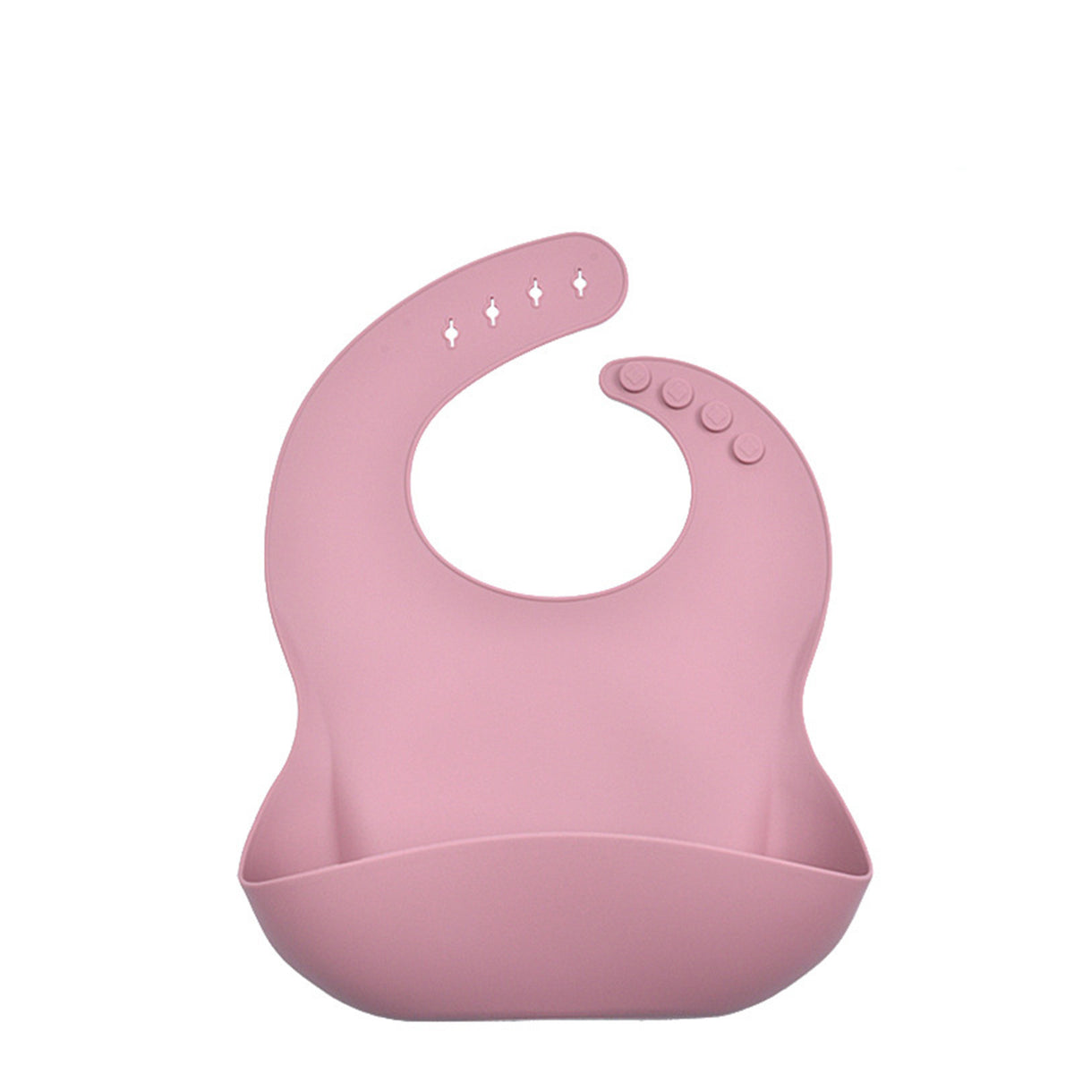 Eco-Friendly Silicone Baby Bibs with Catch Pocket