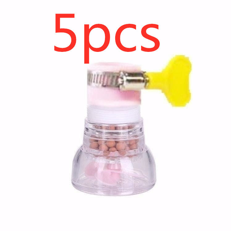 Water-Saving Faucet Aerator with Filtration Beads