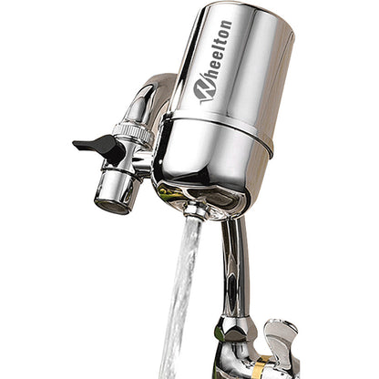 Silver Faucet Water Filter - Eco-Friendly, Water-Saving, Durable
