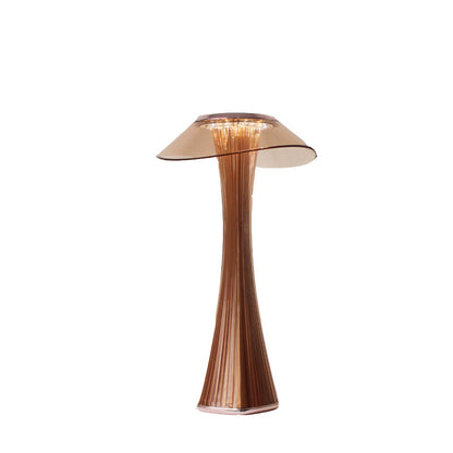Eco-Friendly Bronze Mushroom Table Lamp