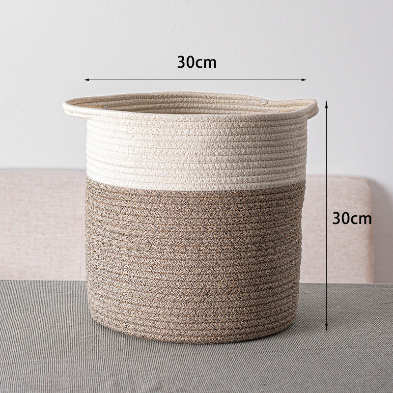 Eco-Friendly Hand Woven Storage Basket for Clothes & Toys
