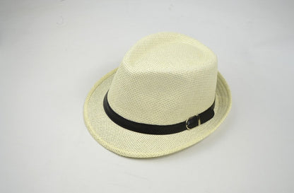 Eco-Friendly Summer Straw Fedora Hat for Sun Protection