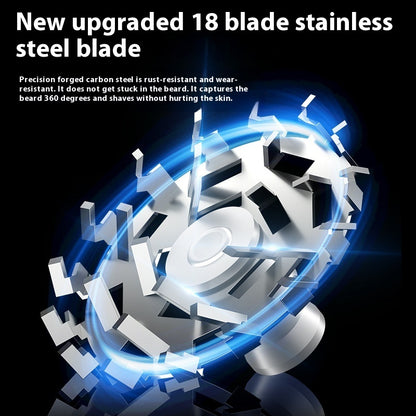 Waterproof Rechargeable Electric Shaver for Wet and Dry Use