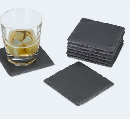 Eco-Friendly Black Natural Slate Serving Plate