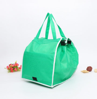 Eco-Friendly Reusable Green Shopping Bag for Groceries