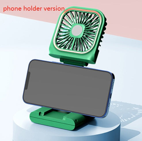 Portable Neckband Fan with Dual Cooling Blades