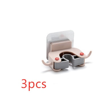 Eco-Friendly Wall-Mounted Mop and Broom Holder