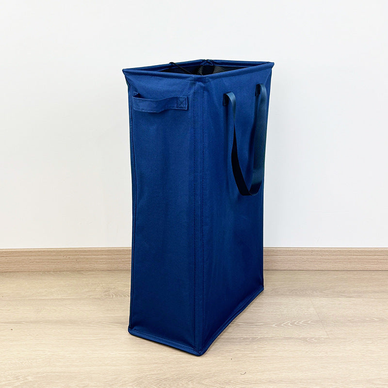 Eco-Friendly Beige Canvas Laundry Hamper for Small Spaces