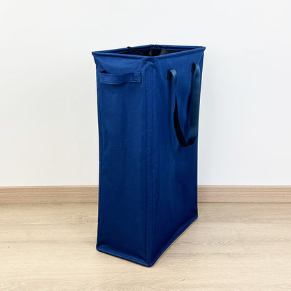 Eco-Friendly Beige Canvas Laundry Hamper for Small Spaces