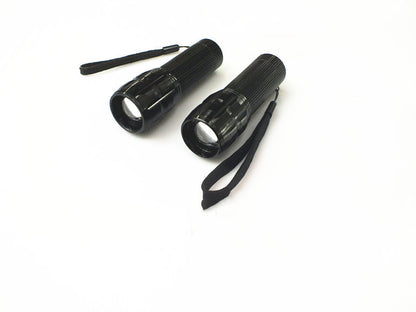 Telescopic Mini LED Flashlight with Dimming Function