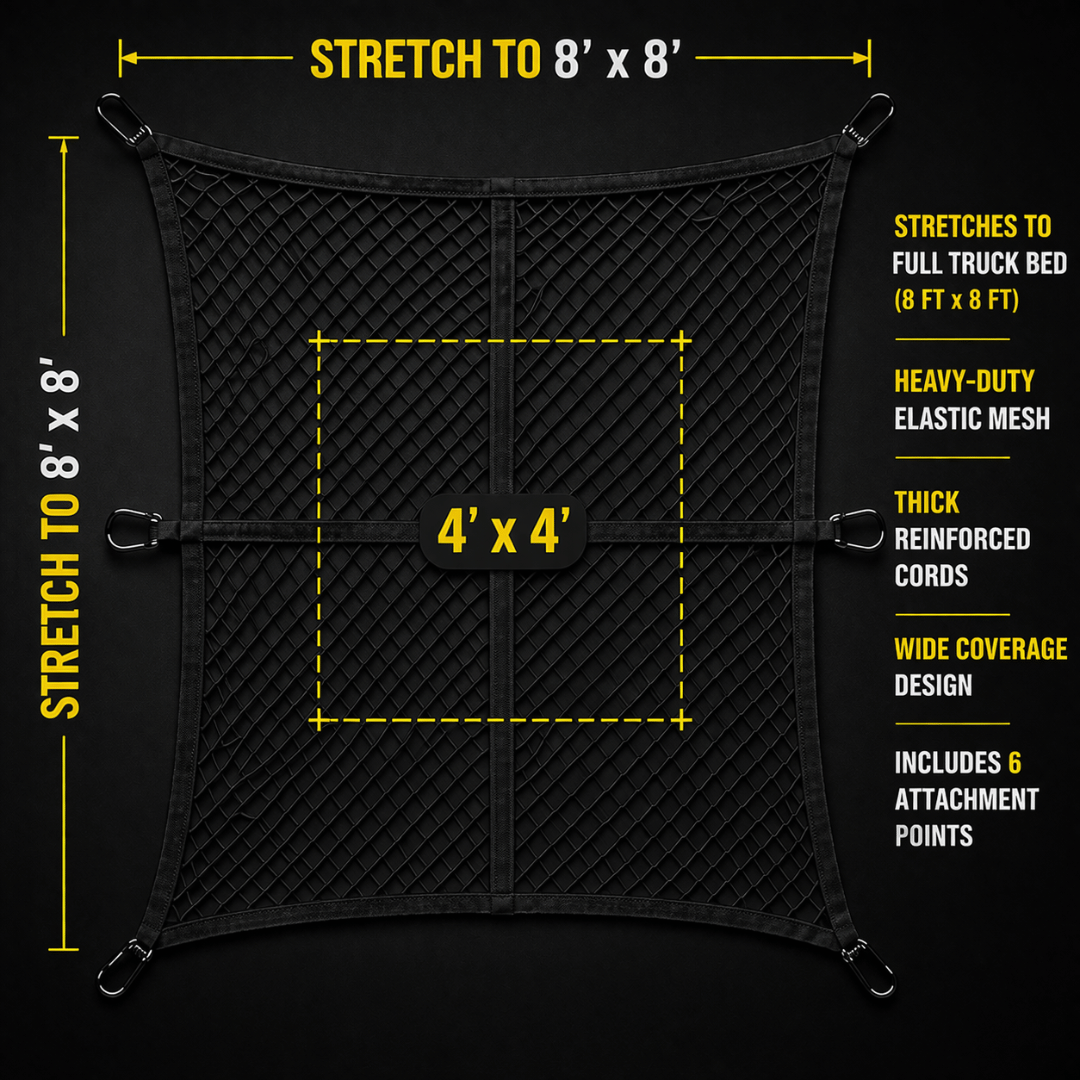 Patriot Cargo Net™ - Heavy Duty Truck Bed Net