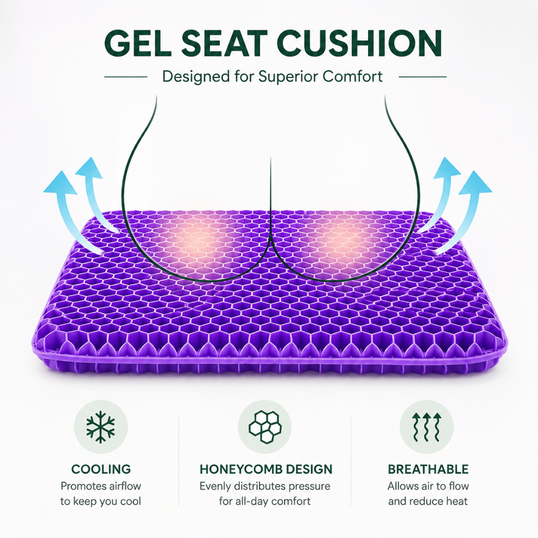 CloudRest™ Pressure Relief Seat Cushion