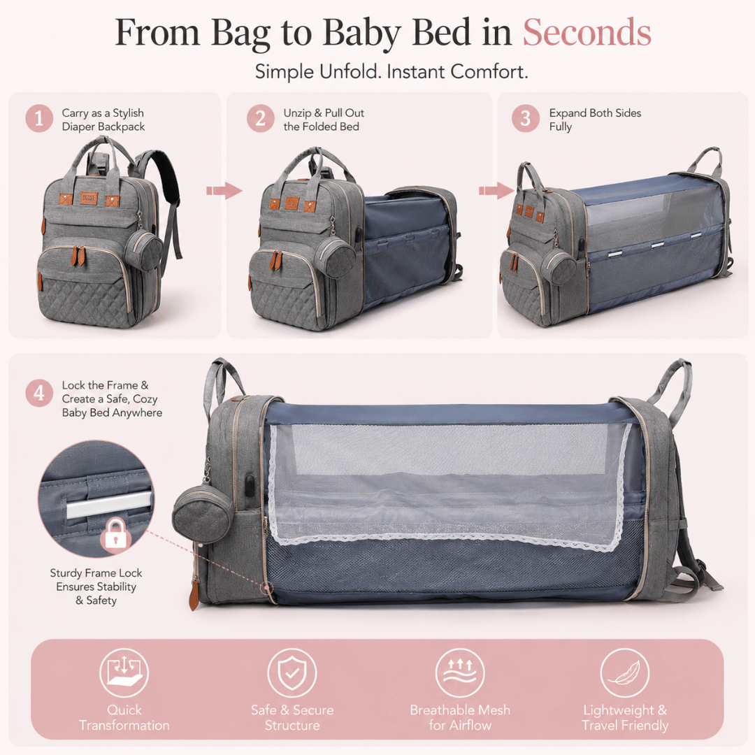 WonderBag™ Expandable Baby Diaper Bag