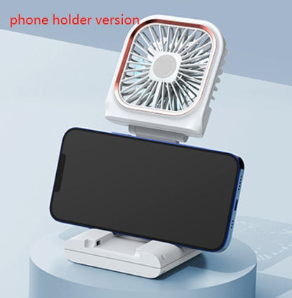 Portable Neckband Fan with Dual Cooling Blades