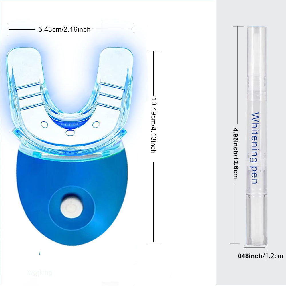Eco-Friendly LED Teeth Whitening Kit with Reusable Mouthpiece