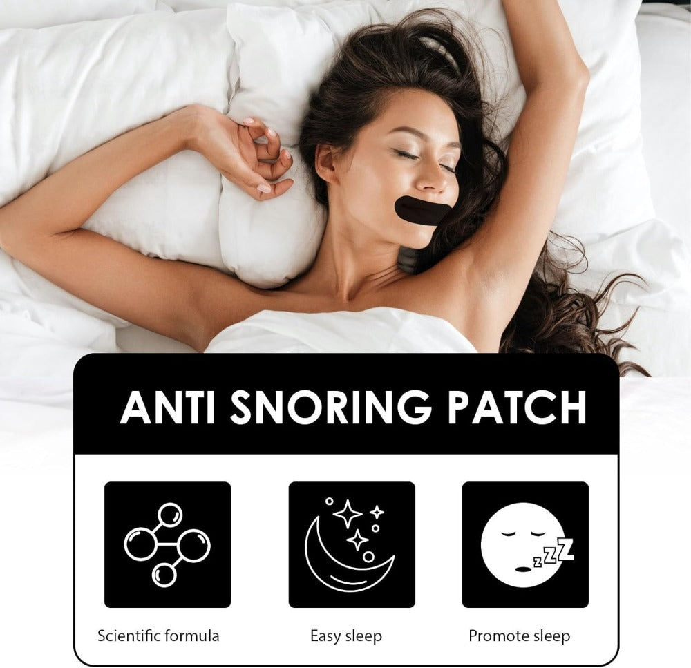 Sleep-Enhancing Mouth Tape for Snoring Reduction and Nasal Breathing