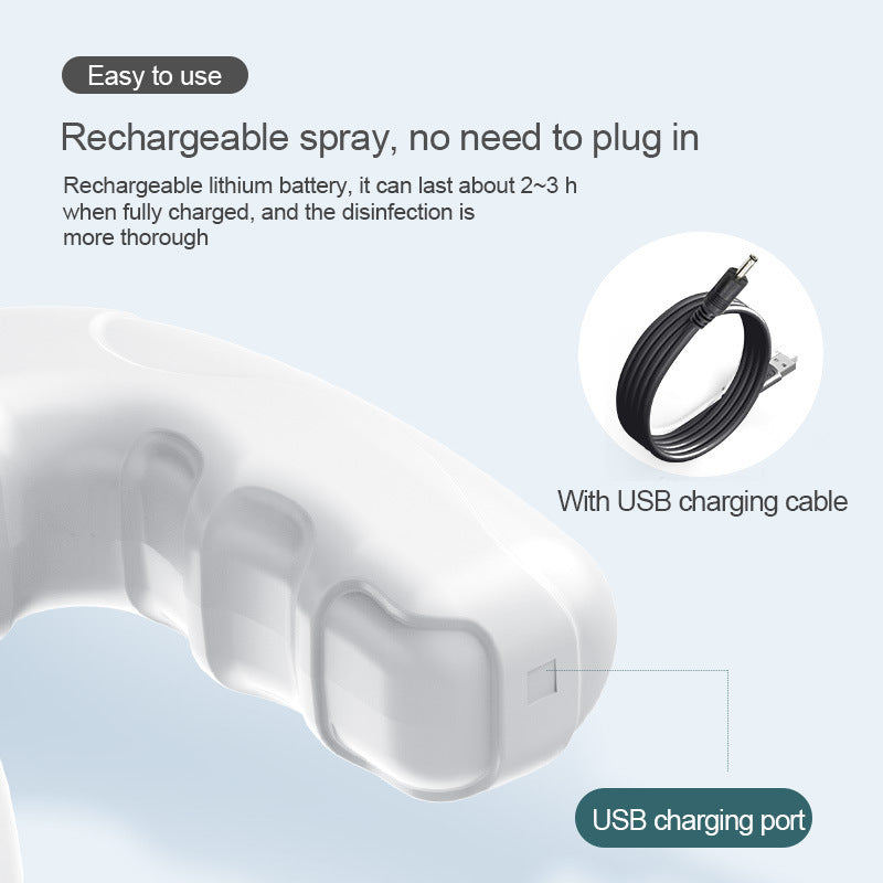 Eco-Friendly Wireless Nano Spray Gun for Disinfection