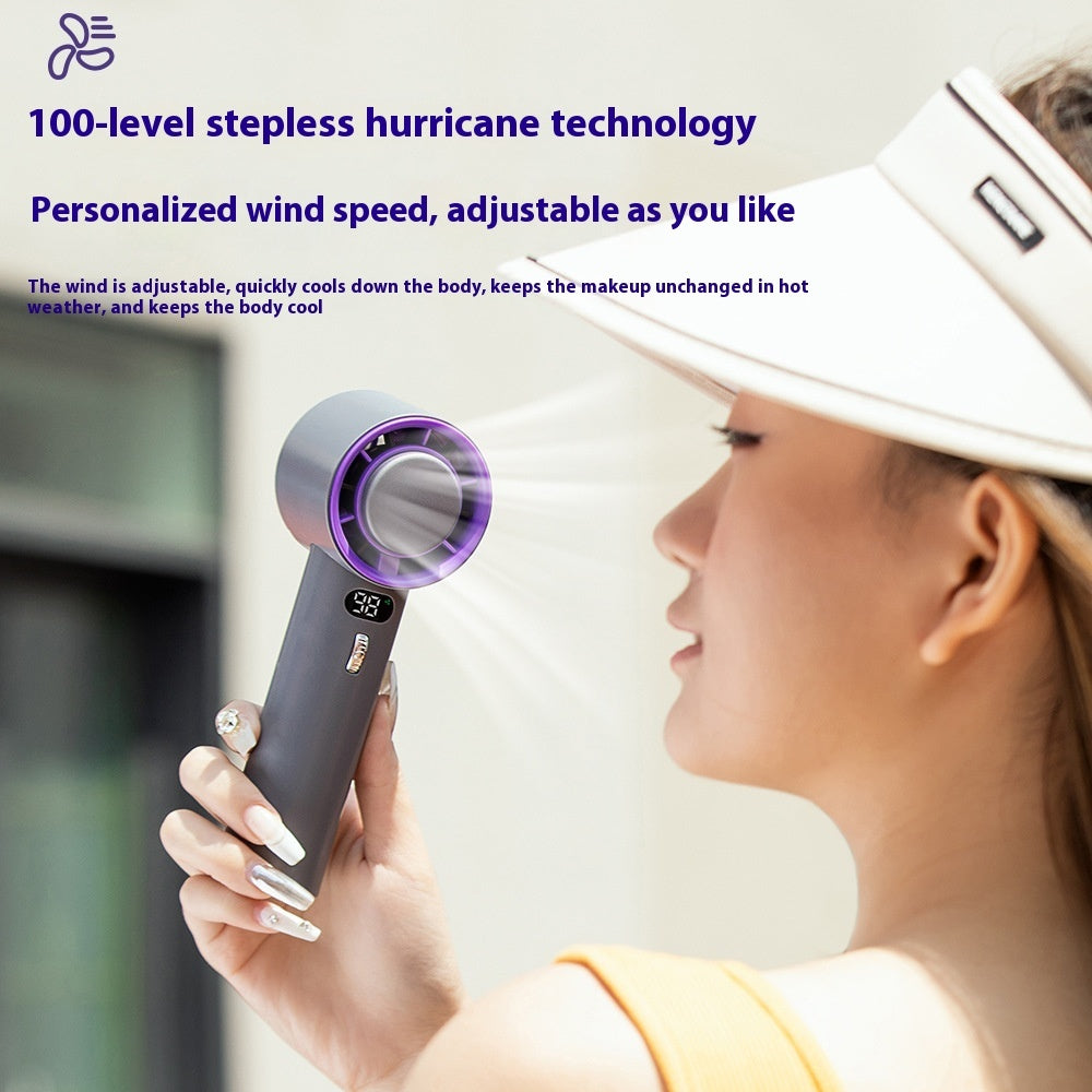 Turbo Cooling Mini Fan - Rechargeable & Portable