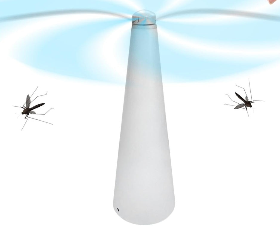 Whisper-Quiet USB Rechargeable Fly-Repellent Fan for Eco-Friendly Pest Control