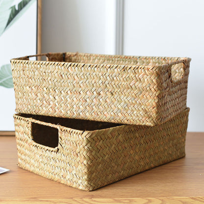 Eco-Friendly Natural Fiber Storage Baskets - Sustainable Home Organization