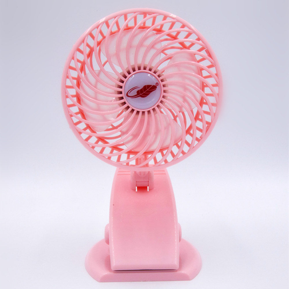 Eco-Friendly Rechargeable Clip-On Fan for Strollers & Desks