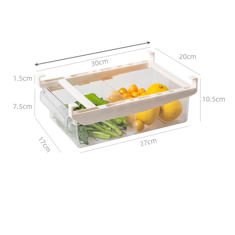 Adjustable Kitchen Refrigerator Storage Rack Organizer