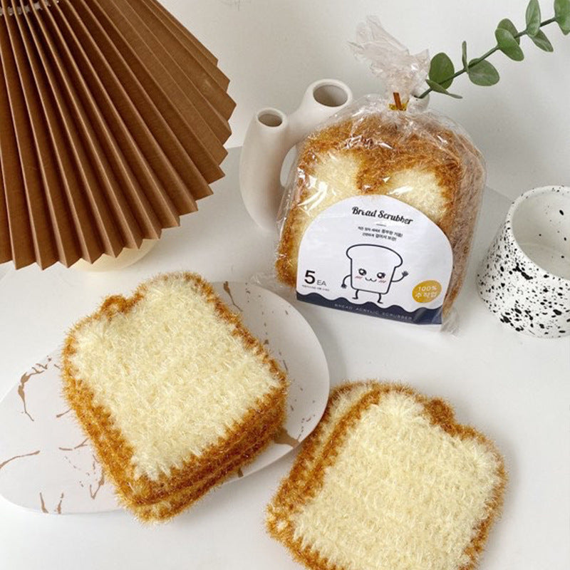 Eco-Friendly Bread-Shaped Dish Towel - Cute & Reusable