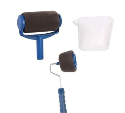 Eco-Friendly Paint Roller Set with Reusable Foam Rollers