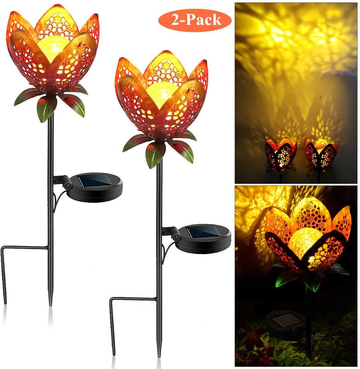 Solar Flower Garden Lights - Eco-Friendly Outdoor Décor