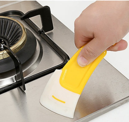 Eco-Friendly Kitchen Scraper Tool - Durable Silicone Cleaning Aid