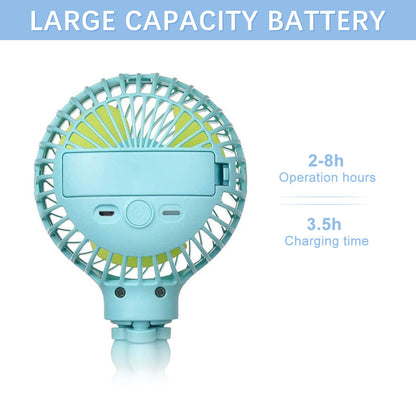 Portable Mini USB Charging Fan - Handheld & Stroller Friendly