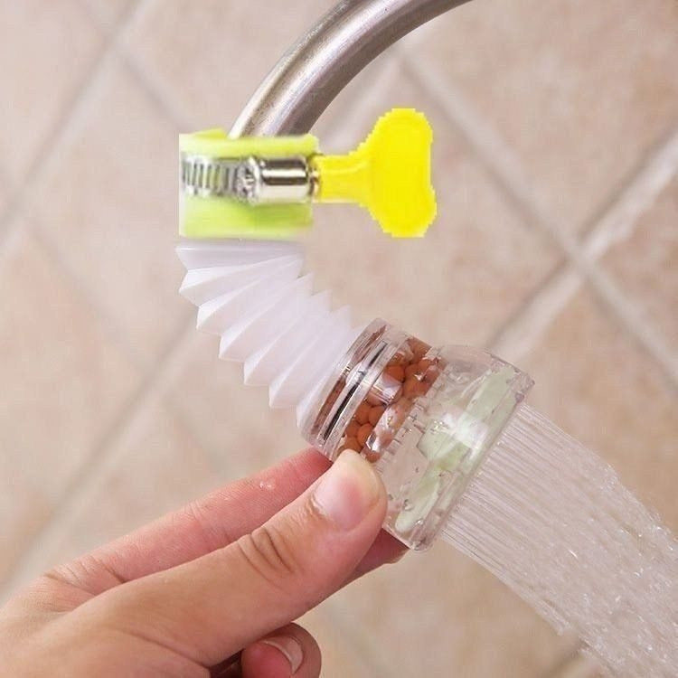 Water-Saving Faucet Aerator with Filtration Beads