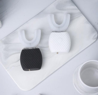 Smart USB Rechargeable U-Shaped Electric Toothbrush for Whole-Mouth Cleaning