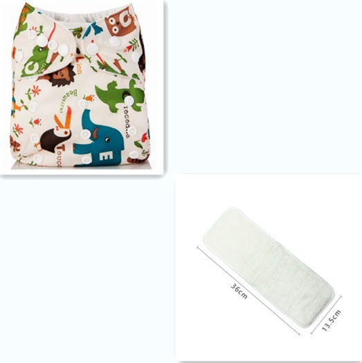 Baby Adjustable Cloth Diapers – Washable & Reusable Snap Diapers (3–13 kg)
