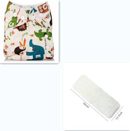 Baby Adjustable Cloth Diapers – Washable & Reusable Snap Diapers (3–13 kg)