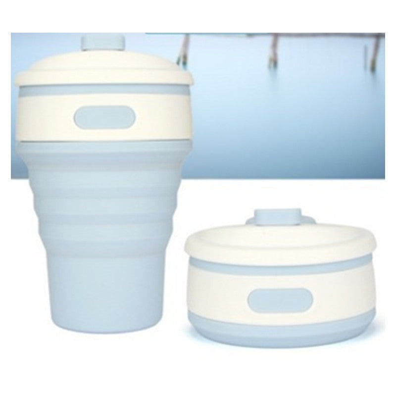 Collapsible Travel Cup - Eco-Friendly Reusable Silicone Cup for On-the-Go