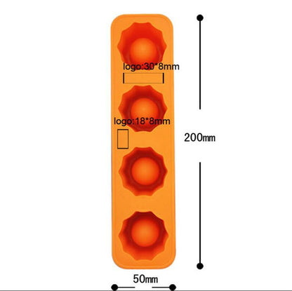 Eco-Friendly Silicone Ice Shot Glass Mold - Reusable & Sustainable