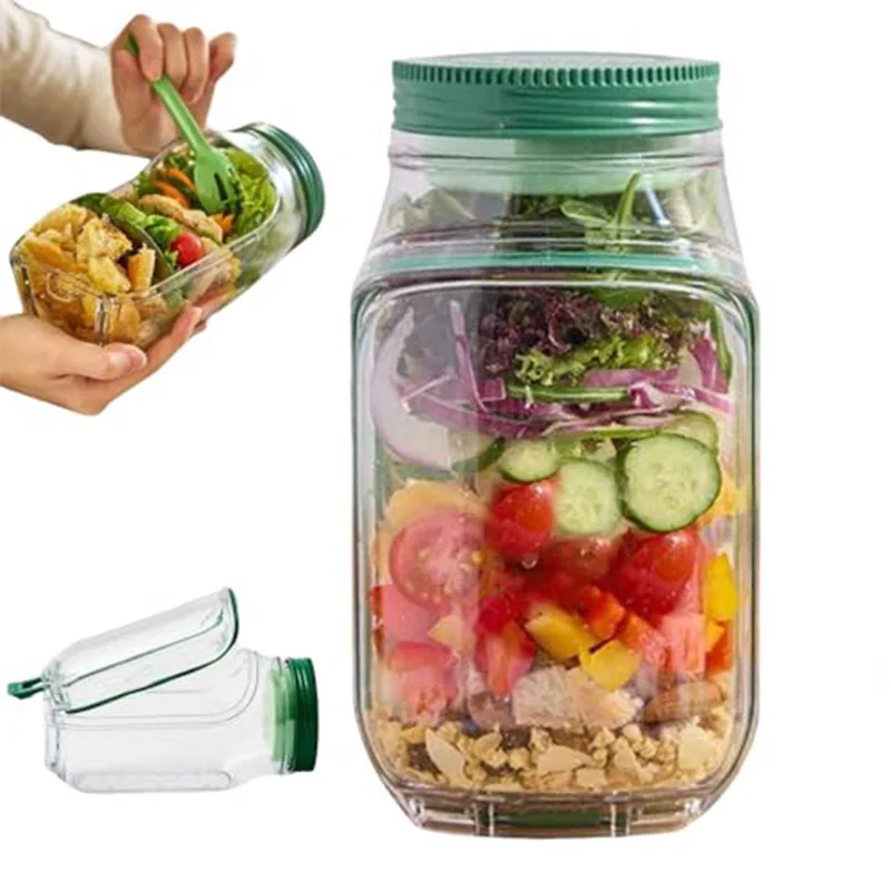 Portable Salad Pod – All-In-One Leak-Proof Food Container