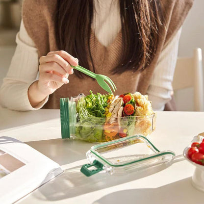 Portable Salad Pod – All-In-One Leak-Proof Food Container